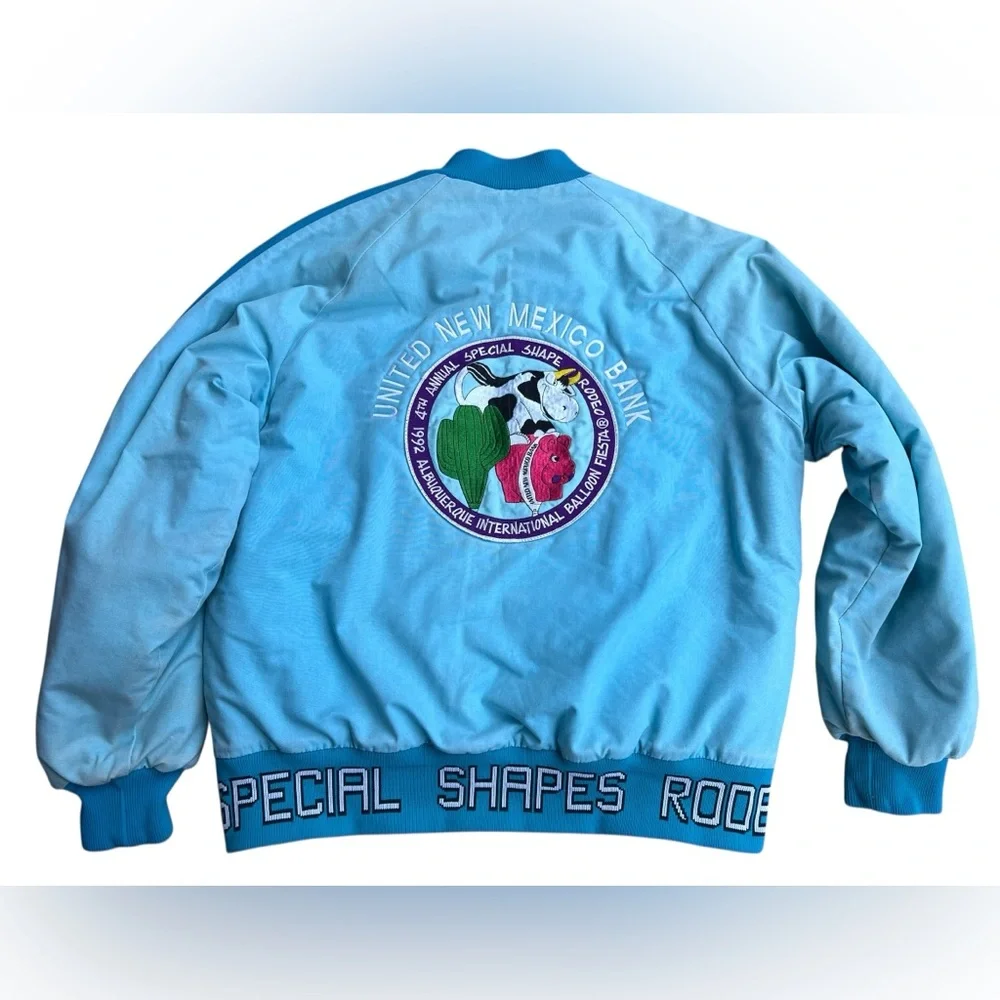 VTG 1992 Hot Air Balloon Fiesta Embroidered M Pilot’s Varsity Jacket‎ USA-Made